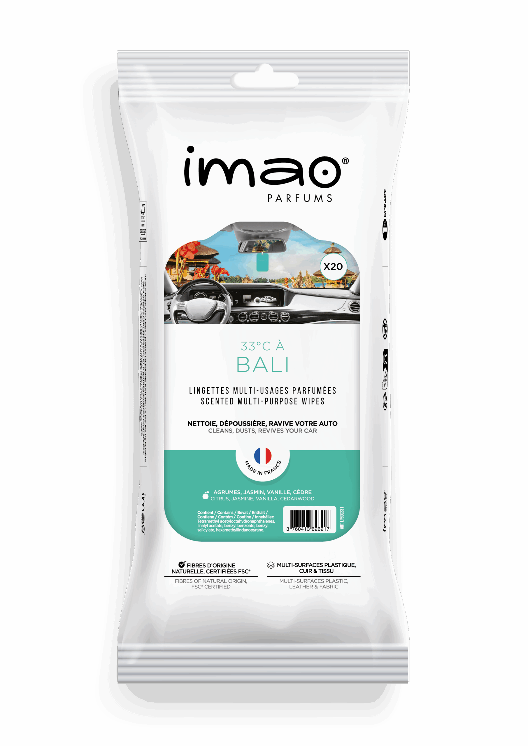 3d lingettes bali