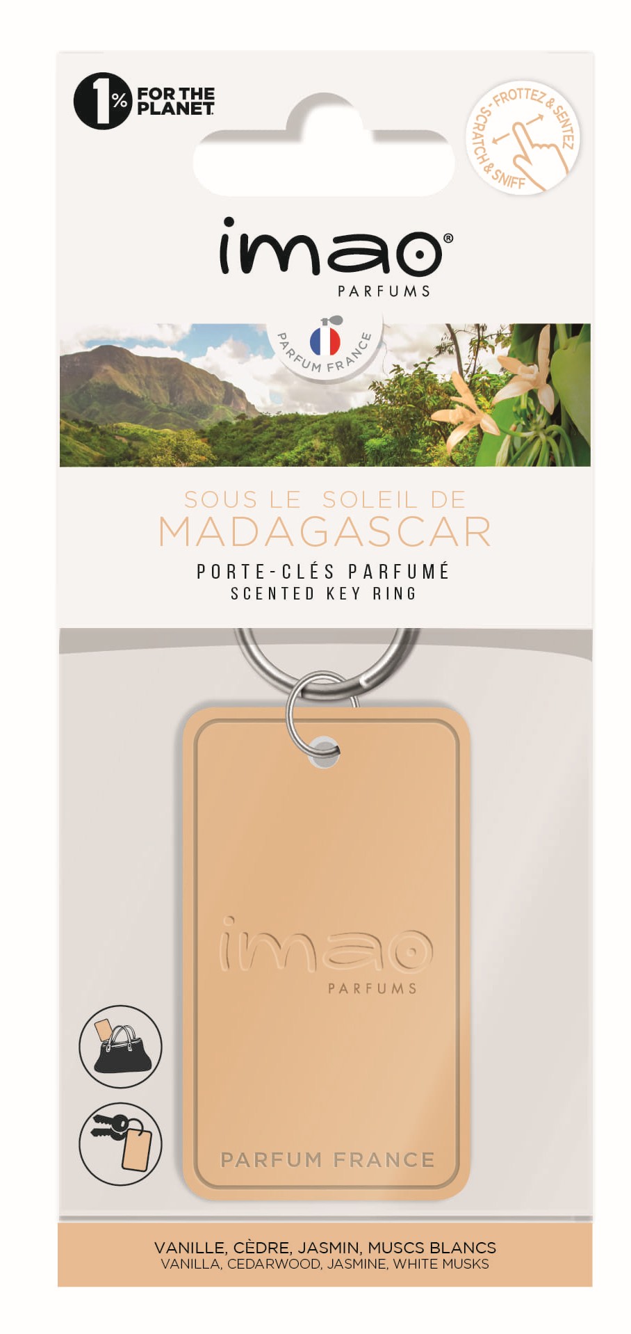 3d porte cles 60x150mm mada crop